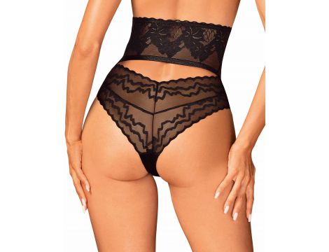 Figi otwarte Obsessive Arienna czarne XS/S - 4
