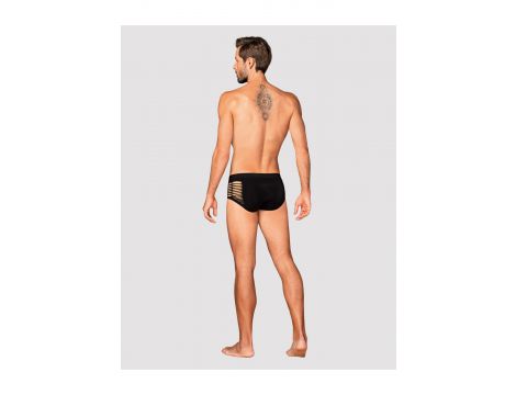 Slipy Obsessive M101 czarne z wycięciami na biodrach S/M/L - 6