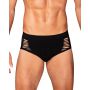 Slipy Obsessive M101 czarne z wycięciami na biodrach S/M/L - 4