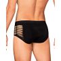 Slipy Obsessive M101 czarne z wycięciami na biodrach S/M/L - 5