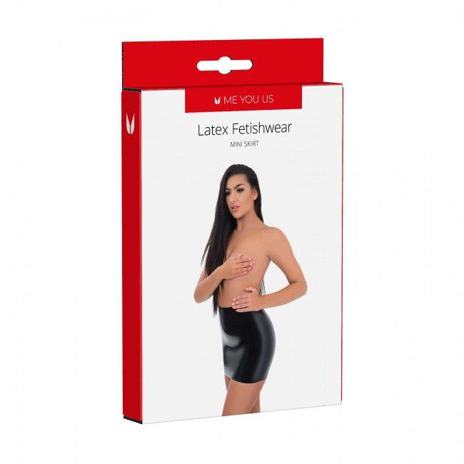 me you us latex mini skirt small