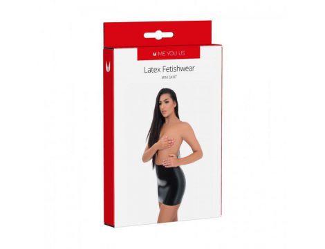 Mini spódniczka lateksowa Me You Us Medium - 2