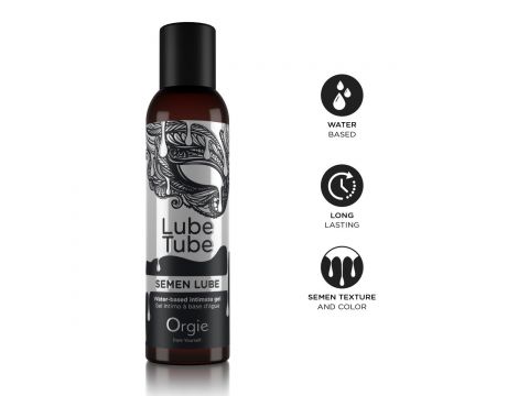 Żel intymny Semen Lube Orgie mleczny wodny 150 ml - 2
