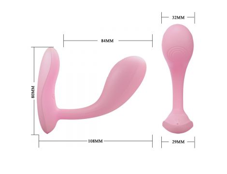 Wibrator punktu G Pretty Love Baird z aplikacją 12 funkcji - 9