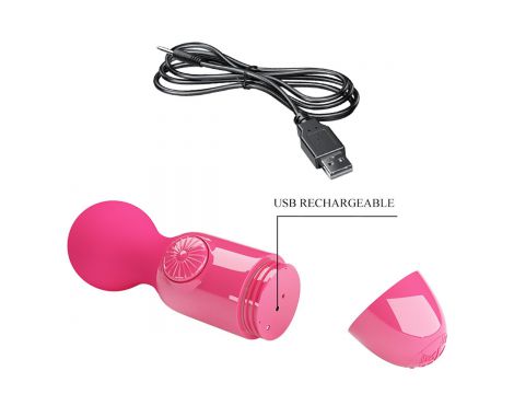 Mini masażer wibracyjny Pretty Love silikonowy USB wodoodporny - 8
