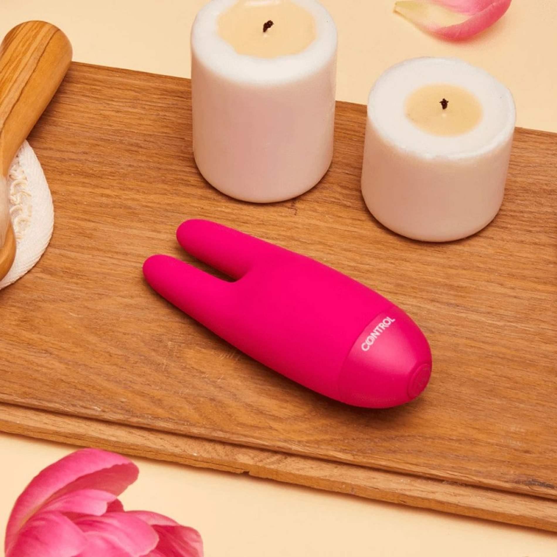 control double vibes - masażer króliczek