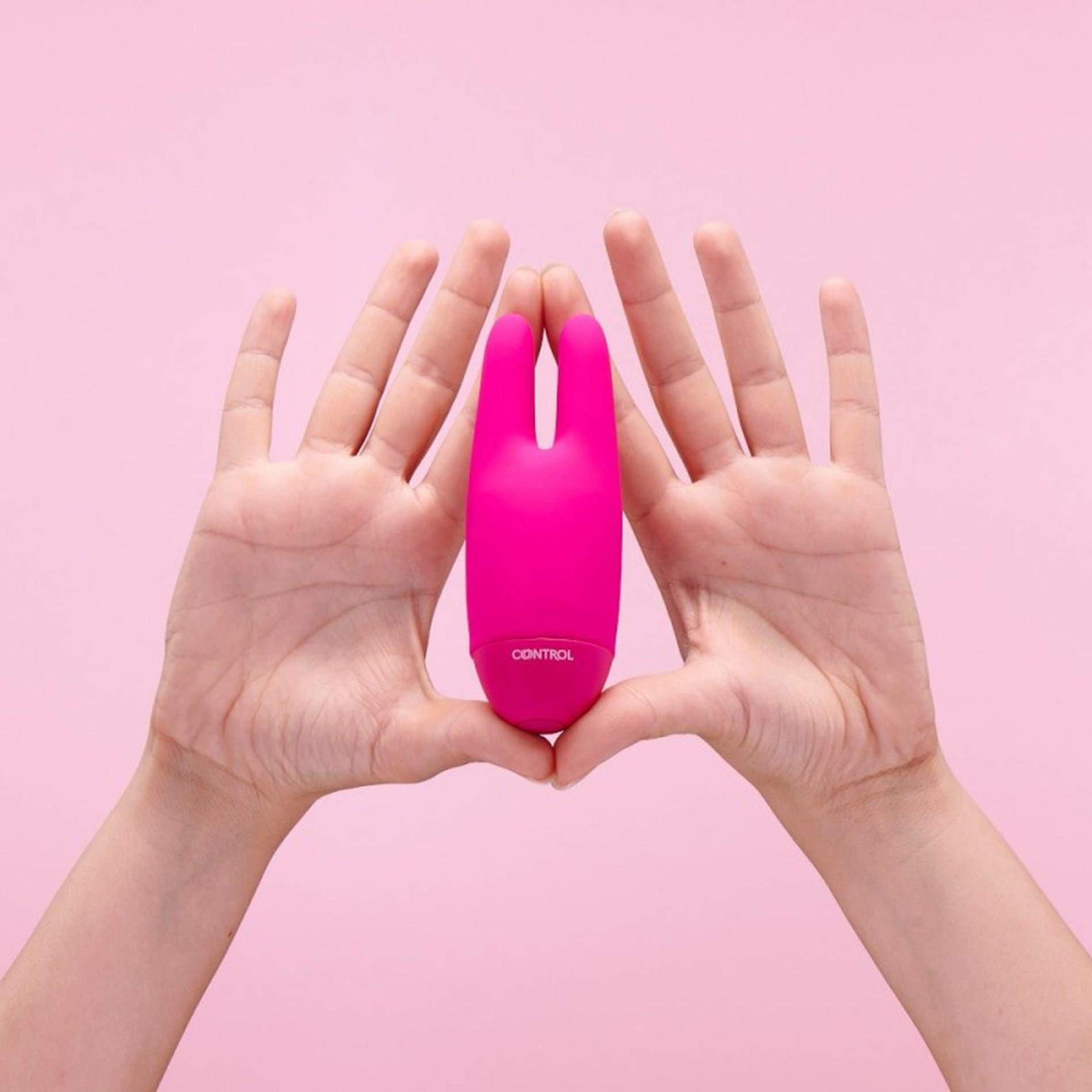 control double vibes - masażer króliczek