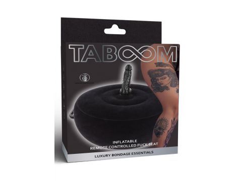 Inflatable Fuck Seat w. Remote Black - 2