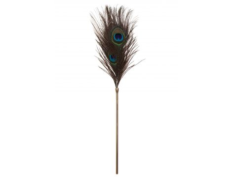 Piórko łaskoczące Taboom Peacock różowe złoto 27 cm - 3