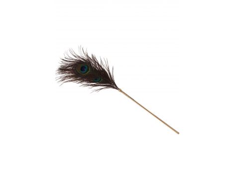 Piórko łaskoczące Taboom Peacock różowe złoto 27 cm - 4