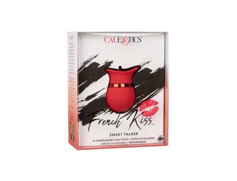 Stymulator łechtaczki French Kiss Sweet Talker czerwony - 2