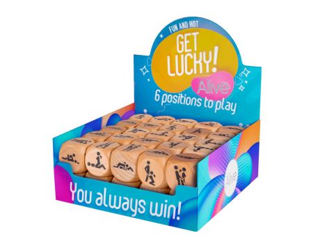 Drewniane kostki erotyczne Alive Get Lucky - 2