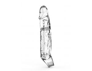 Przedłużka TPE ToyJoy Get Real przezroczysta duża 19 cm