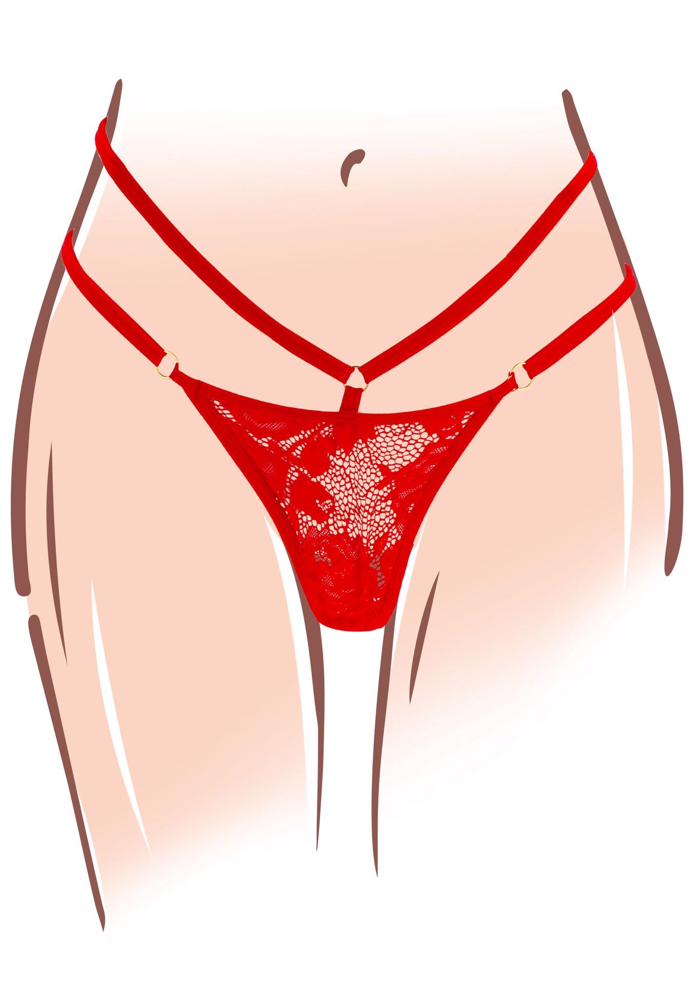 divine panty vibe red