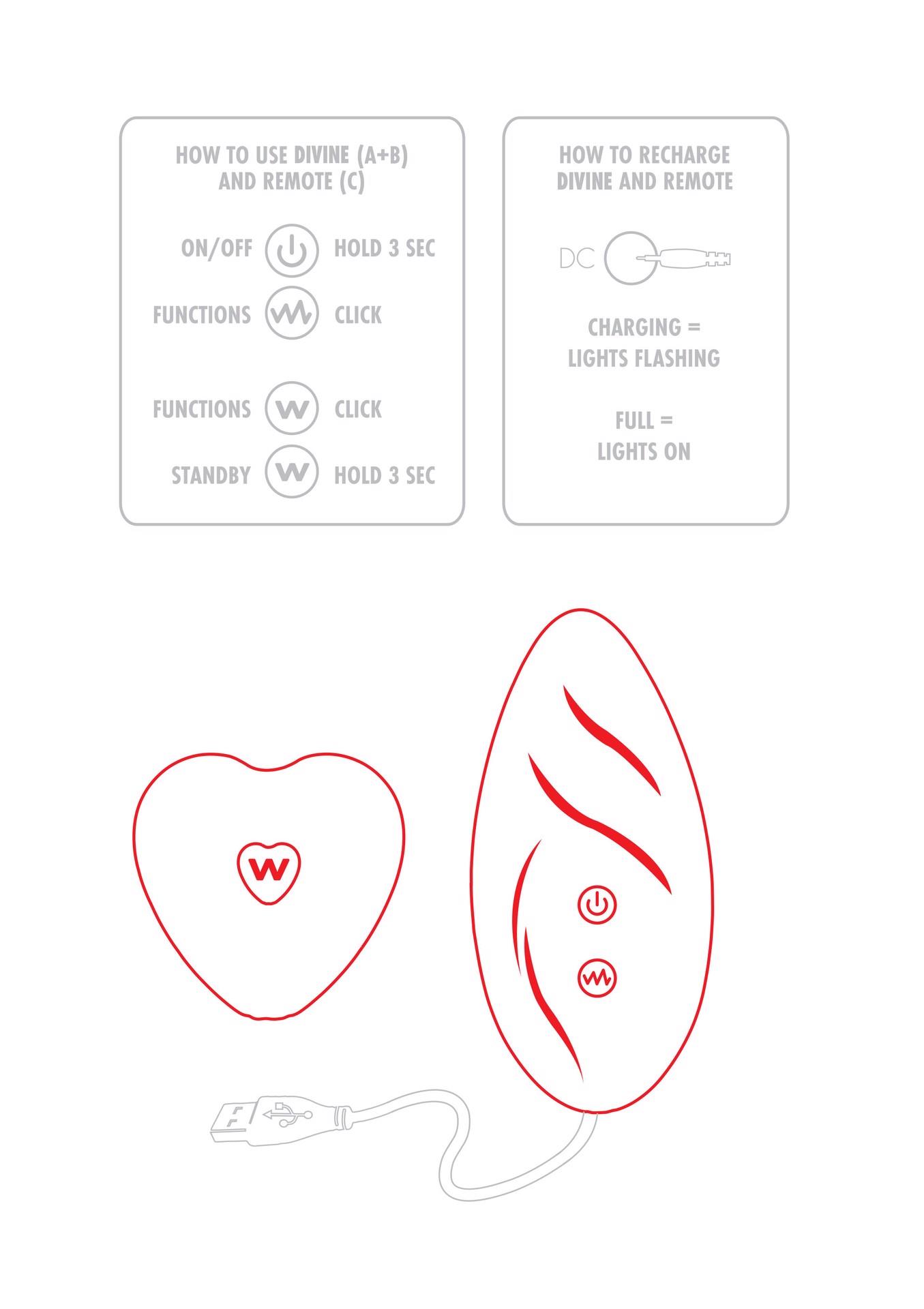 divine panty vibe red