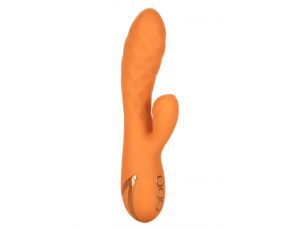 Wibrator króliczek Calexotics Newport Beach Babe pomarańczowy USB 21.5 cm