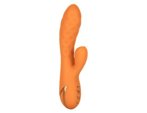 Wibrator króliczek Calexotics Newport Beach Babe pomarańczowy USB 21.5 cm