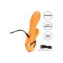 Wibrator króliczek Calexotics Newport Beach Babe pomarańczowy USB 21.5 cm - 6