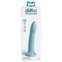 Dildo silikonowe Dillio Platinum Wild Thing turkusowe 19,7 cm - 7