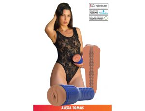 Masturbator Alexa Tomas Superstar karmelowy 26 cm Real Skin