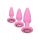 Zestaw biżuterii analnej Crystal Booty Kit Calexotics różowy