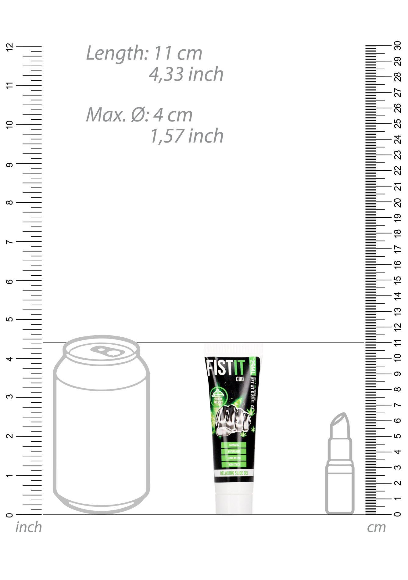 cbd lubricant - 0.8 fl oz / 25 ml