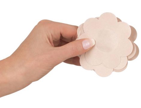 Naklejki na sutki kwiatowe tekstylne Cottelli 6 par 7 cm - 7
