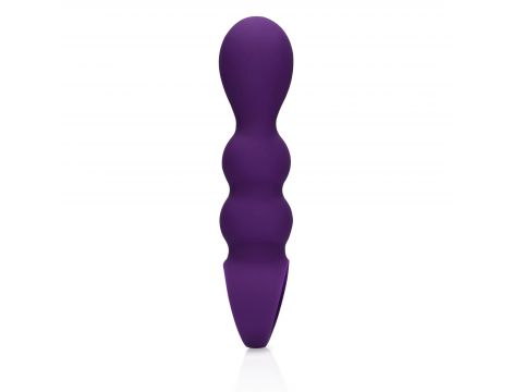 Wibrator analny Loveline silikonowy fioletowy 10 trybów - 4
