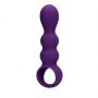 Wibrator analny Loveline silikonowy fioletowy 10 trybów - 8