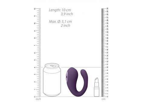 Yoko - Triple Action Vibrator Dual Prongs with Clitoral Pulse Wave - 8