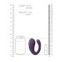 Yoko - Triple Action Vibrator Dual Prongs with Clitoral Pulse Wave - 9