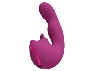 Wibrator punktu G Vive Yumi z ruchem palca i językiem USB
