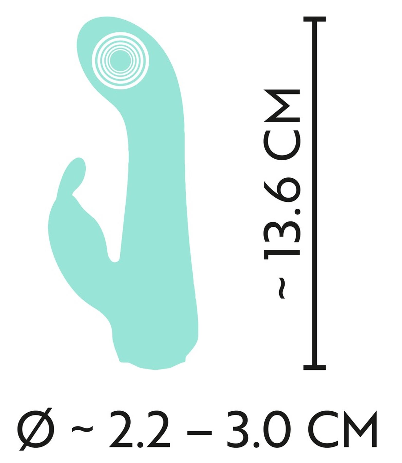 wibrator damski mini królik miękki silikon 10 trybów wibracji usb