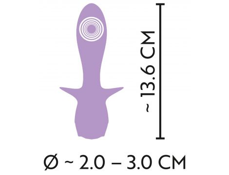 Wibrator mini Cuties fioletowy 4 USB - 11