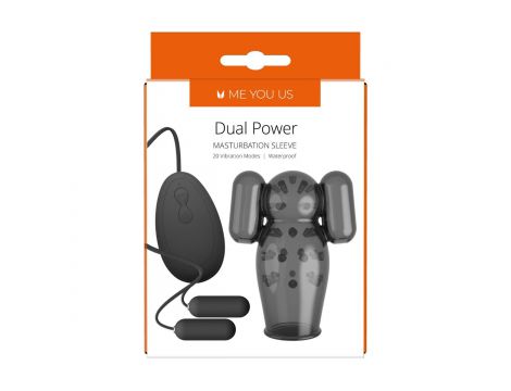 Masturbator wibrujący Me You Us Dual Power - 3