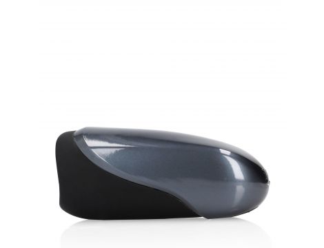 Wibrujący masturbator Loveline silikonowy czarny 7,5 cm - 8