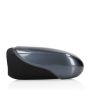 Wibrujący masturbator Loveline silikonowy czarny 7,5 cm - 9