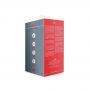 Wibrujący masturbator Loveline silikonowy czarny 7,5 cm - 10
