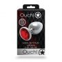 Aluminiowy korek analny z klejnotem Ouch średni 7 cm - 2