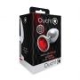 Aluminiowy korek analny z klejnotem Ouch średni 7 cm - 4