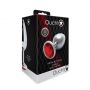 Duży aluminiowy korek analny z klejnotem Ouch! 8 cm - 4