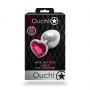Duży korek analny z klejnotem serca Ouch! - 2