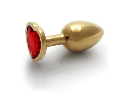 Korek analny Heart Gem mały Ouch! aluminiowy - 8