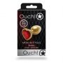 Korek analny Heart Gem mały Ouch! aluminiowy - 3