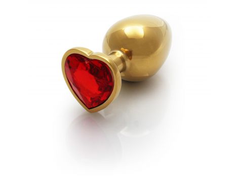 Korek analny Heart Gem Ouch średni 7 cm - 2