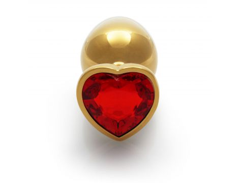 Korek analny Heart Gem Ouch średni 7 cm - 5