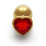 Korek analny Heart Gem Ouch średni 7 cm - 6