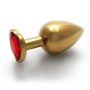 Korek analny Heart Gem duży złoty Ouch 8 cm - 7