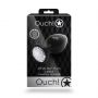 Duży korek analny z okrągłym klejnotem Ouch! 8 cm - 3