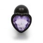 Korek analny Heart Gem Ouch! mały 6 cm - 7